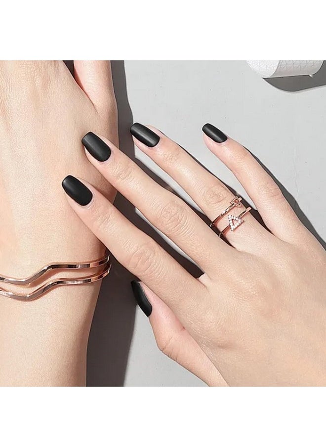 JODSONE Gel Nail Polish 15ml Black Gel Polish Black Gel Nail Polish Black Nail Polish Soak Off Led Gel Polish Nail Art Manicure Salon Diy At Home