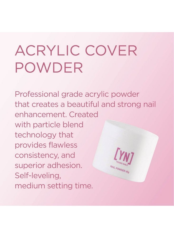 Young Nails Acrylic Cover Powder, Rosebud, 45 Gram