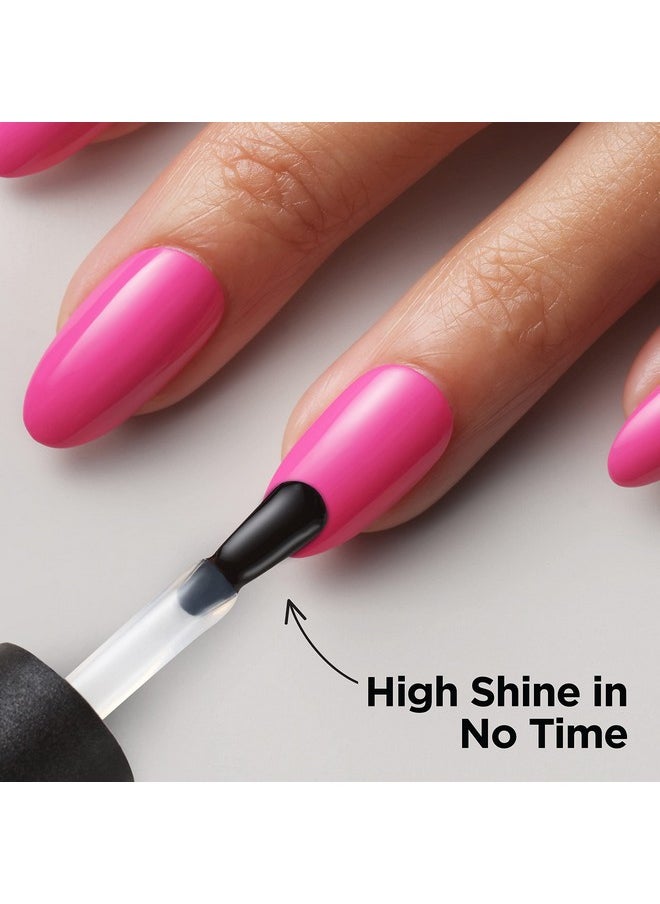 CND Vinylux Long Wear Shine Top Coat, Gifts for Her, Stocking Stuffers for Women, Quick Drying Formula, Easy to Remove, 0.5 Fl Oz