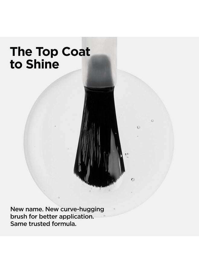 CND Vinylux Long Wear Shine Top Coat, Gifts for Her, Stocking Stuffers for Women, Quick Drying Formula, Easy to Remove, 0.5 Fl Oz