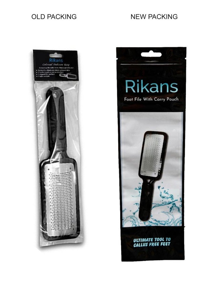 Colossal Foot rasp Foot File and Callus Remover. Best Foot Care Pedicure Metal Surface Tool to Remove Hard Skin. Can be Used on Both Wet and Dry feet, High Grade Stainless Steel File
