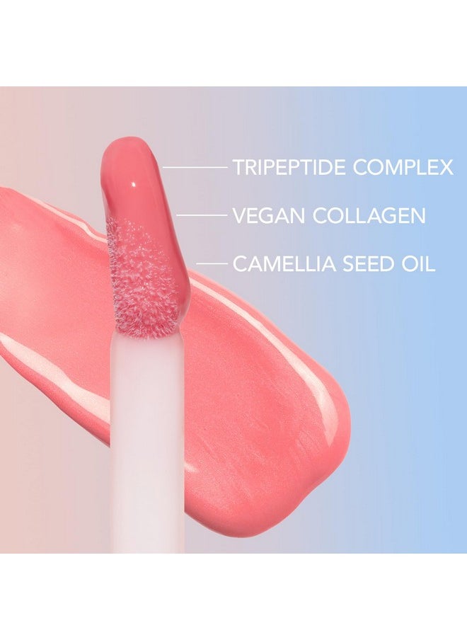 Sacheu Lip Elixir Nourishing Lip Glaze and Lip Tint Gloss. High-Shine Lip Gloss. Moisturizing Lip Gloss Enriched with Lip Oils For Hydrating Smooth Finish, Cruelty-Free (Sheer Pink)