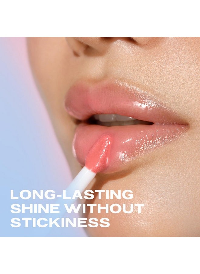 Sacheu Lip Elixir Nourishing Lip Glaze and Lip Tint Gloss. High-Shine Lip Gloss. Moisturizing Lip Gloss Enriched with Lip Oils For Hydrating Smooth Finish, Cruelty-Free (Sheer Pink)