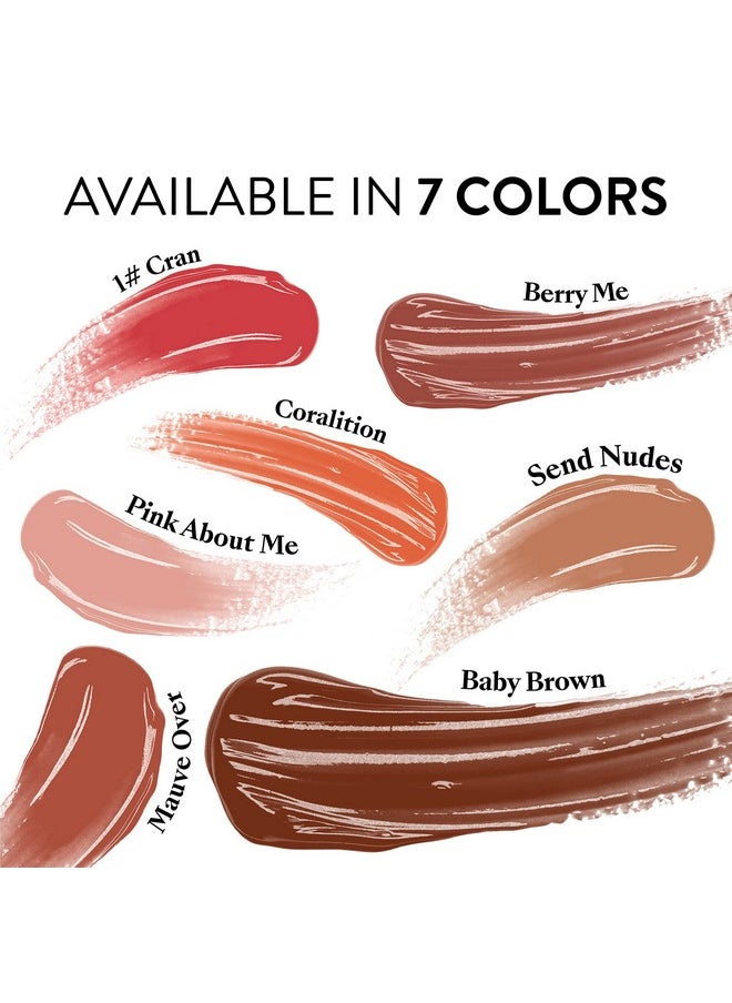 Mented Cosmetics | Deep Tan Nude Lip Gloss, Send Nudes | Vegan, Paraben-Free, Cruelty-Free Gloss Topper | Long Lasting and Moisturizing Lipgloss