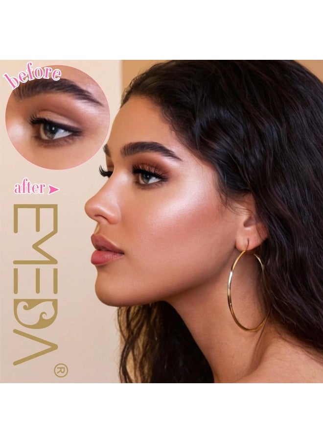 False Eyelashes Fox Cat Eye - Wispy Fluffy Strip Eyelashes 16mm Cat Eye 6D Faux Mink Fake Eyelashes Pack 14 Pairs by EMEDA(HX2-1）