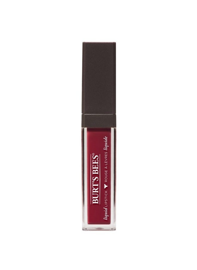 Burt's Bees 100% Natural Glossy Liquid Lipstick, Drenched Dahlia, 1 Tube