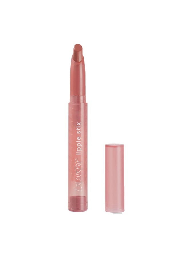 Colourpop Lippie Stix - Long-Lasting Matte Lipstick Formulated with Vitamin E & Shea Butter for All Day Moisture - Richly Pigmented Pink Nude Lipstick - Paraben and Sulfate Free - Oh Snap (0.4 oz)