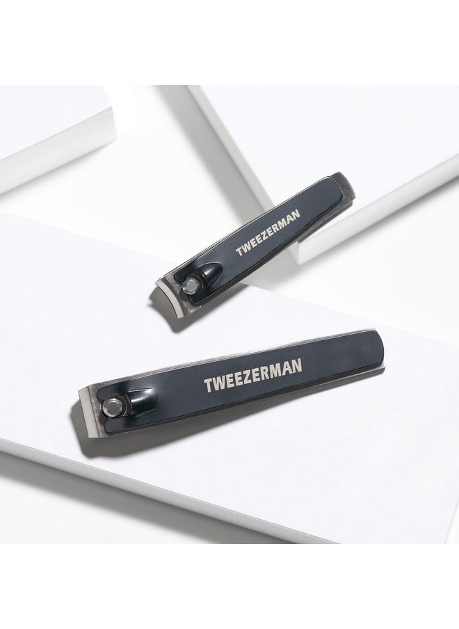 Tweezerman Stainless Steel Nail Combo Set with Fingernail and Toenail Clippers