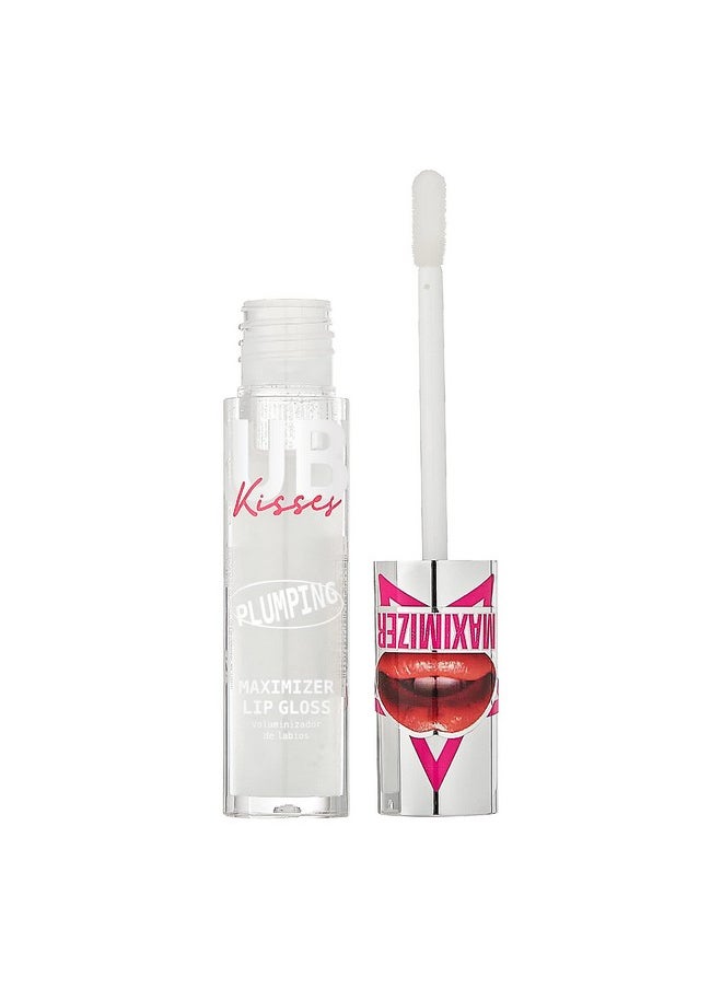 Ruby Kisses Plumping Lip Gloss - Hydrating, Voluminous, High-Shine, Cruelty-Free Lip Plumper, Smoothing, Instinct Lip Maximizer, 4 Colors, 0.15 FL oz. (CLEAR)