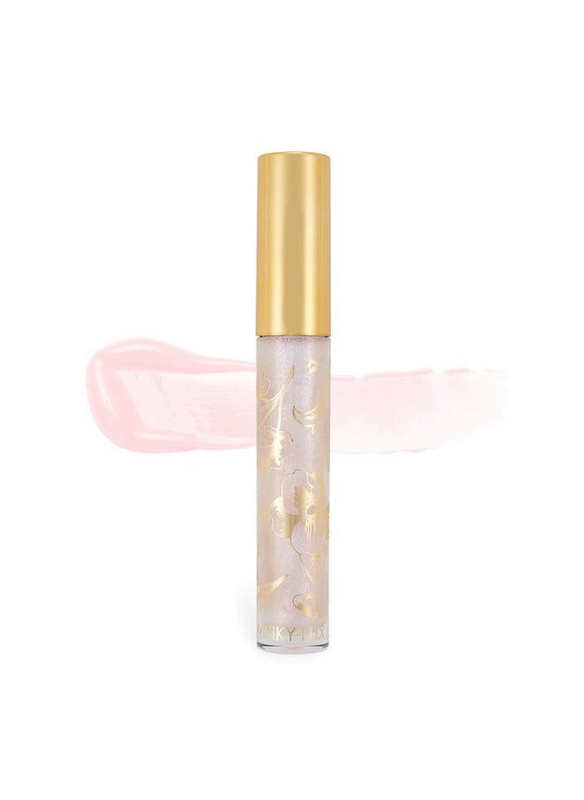 Winky Lux Glossy Boss Lip Gloss, Lip Gloss for Daily Lasting Shine, Makeup Infused With Natural Vanilla and Castor Seed Oil for an All-Day Moisture Booster, 0.14 Oz, Birthday Cake