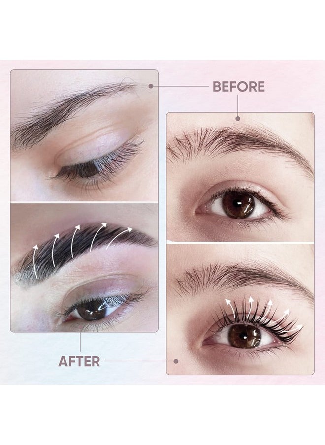 Libeauty Brow Lamination Kit Lash Lift Kit Lasting 8 Weeks Sachet Disposable Upgraded Version Curling Perming Wave Lotion & Liquid Set Home Perm Kit