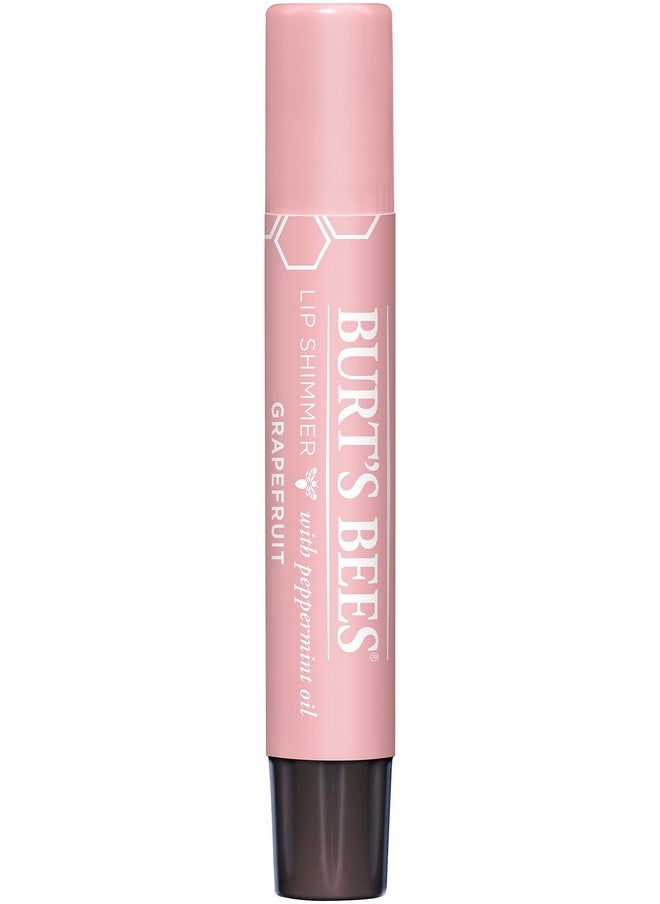 Burt's Bees 100% Natural Moisturizing Lip Shimmer, Grapefruit - 1 Tube
