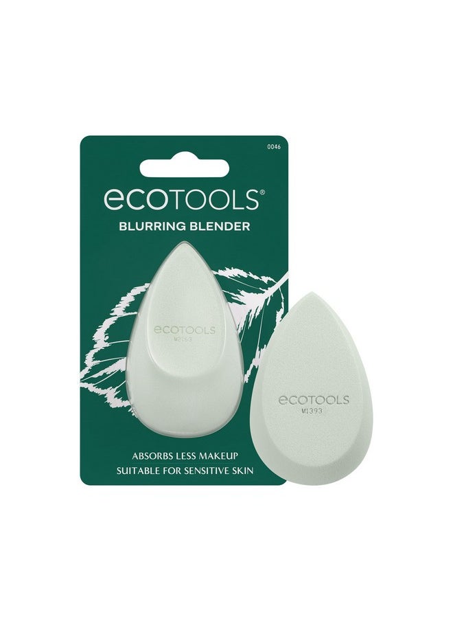EcoTools Blurring Blender Makeup Sponge, Makeup Blending Sponge For Blurred Skin, For Liquid & Cream Foundation, Eco Friendly & Latex Free, Cruelty-Free & Vegan 1 Count