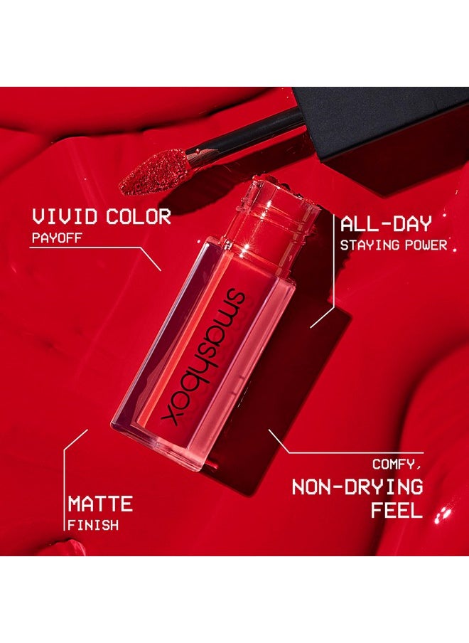 Smashbox Always On Longwear Matte Liquid Lipstick| Long Lasting, Waterproof + Non-Drying, Stepping Out