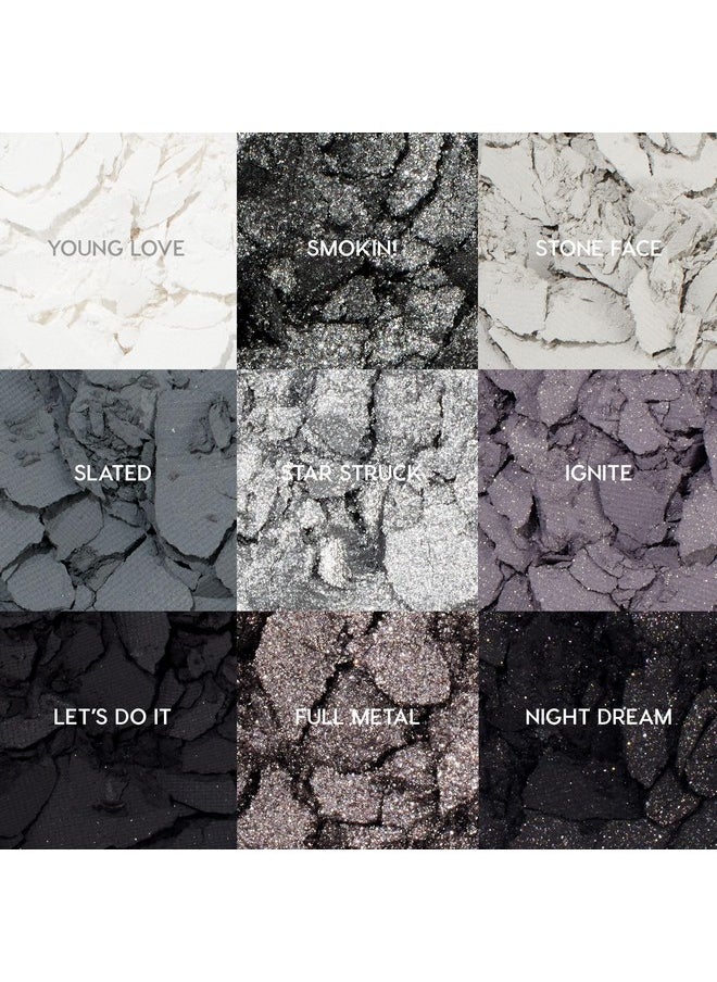 ColourPop Blowin' Smoke Eyeshadow Palette - Silver Eyeshadow and Smokey Eye Eyeshadow Palette with Metallic and Matte Finishes - High-Pigment Eye Makeup with a Long-Wearing Formula (0.3 oz)
