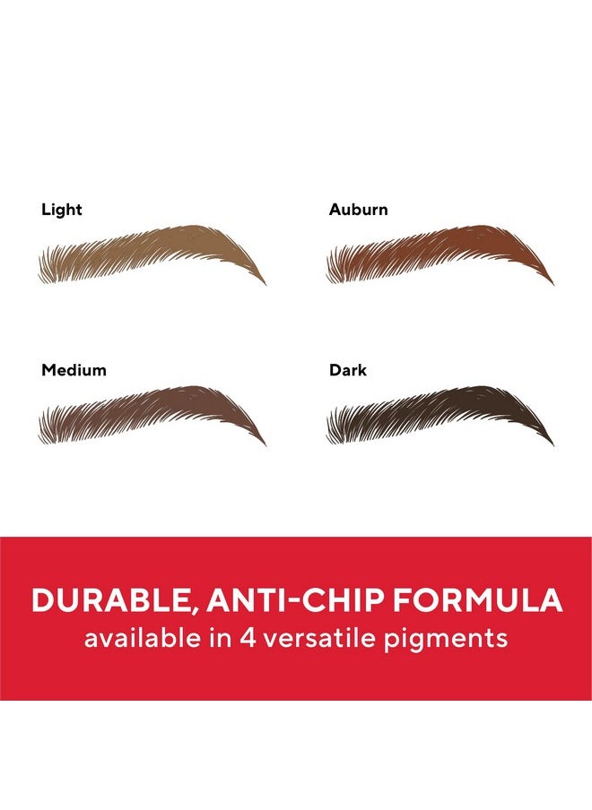 Mirabella Ultra Fine Brow Pencil, Anti-Chip Waterproof Eyebrow Pencil - Smudgeproof, Blendable & Retractable Eyebrow Pencil to Define and Fill In Brows Naturally - Dark