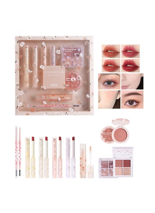 LAMUSELAND All in One Makeup Kit, 8-Piece Women Complete Makeup Kit, a Must-Have Gift Set for Beginners or Professional Makeup Sets Beginners.