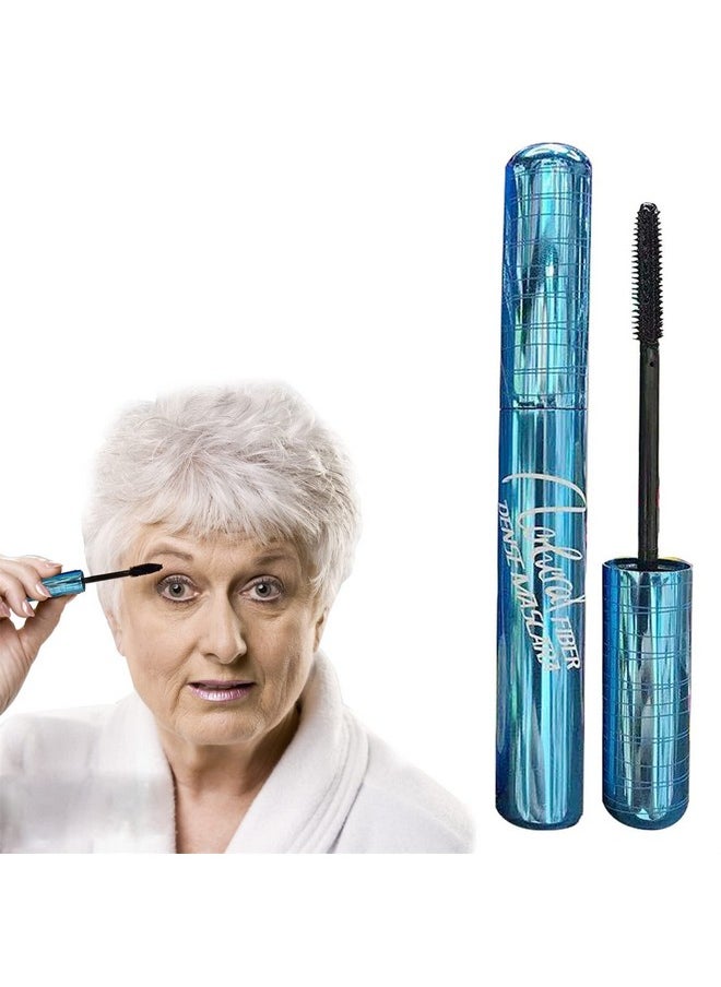 Mascara for Older Women 60 Plus, Mascara for Seniors with Thinning Lashes, Hypoallergenic Mascara Sensitive Eyes, Mascara Black Volume and Length, Black Mascara Waterproof Smudge Proof, Black (1pc)