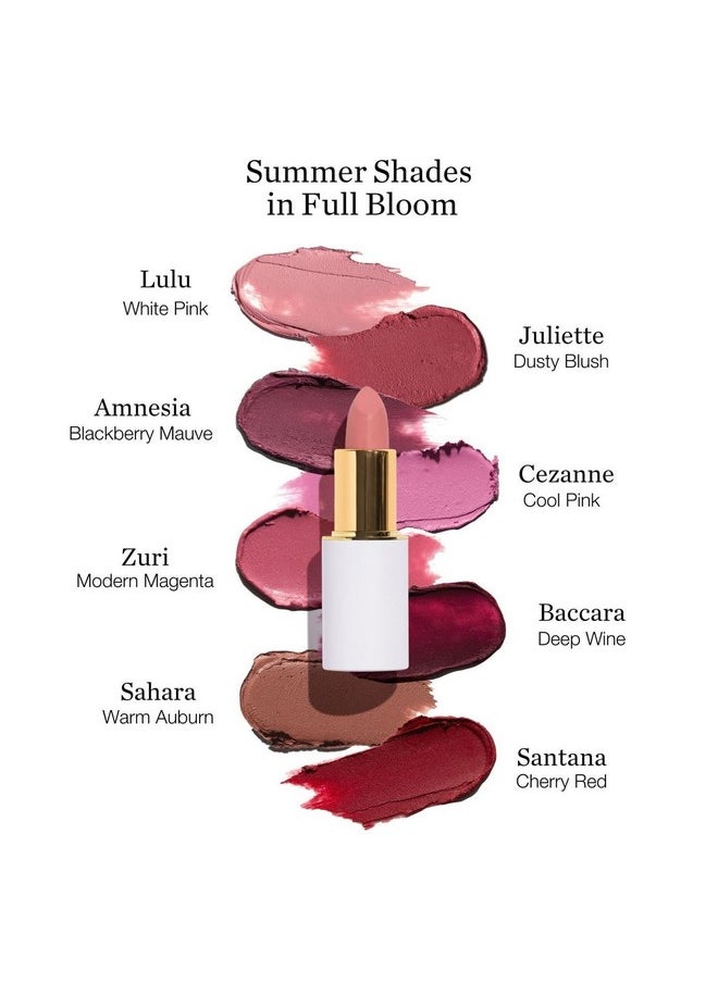 Ogee Full Bloom Sculpted Lipstick (Juliette) - Long Lasting Organic Lipstick with Jojoba Oil & Micro Hyaluronic Acid - 70% Organic Ingredients & Made in USA