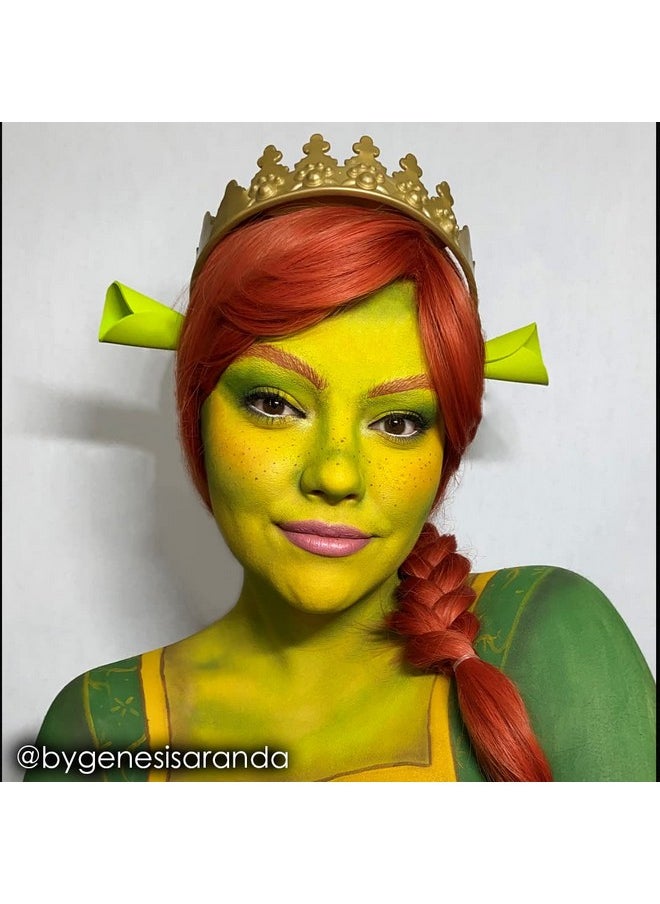 Mehron Makeup Fantasy FX Cream Makeup | Water Based Halloween Makeup | Ogre Green Face Paint & Body Paint For Adults 1 fl oz (30ml) (OGRE GREEN)
