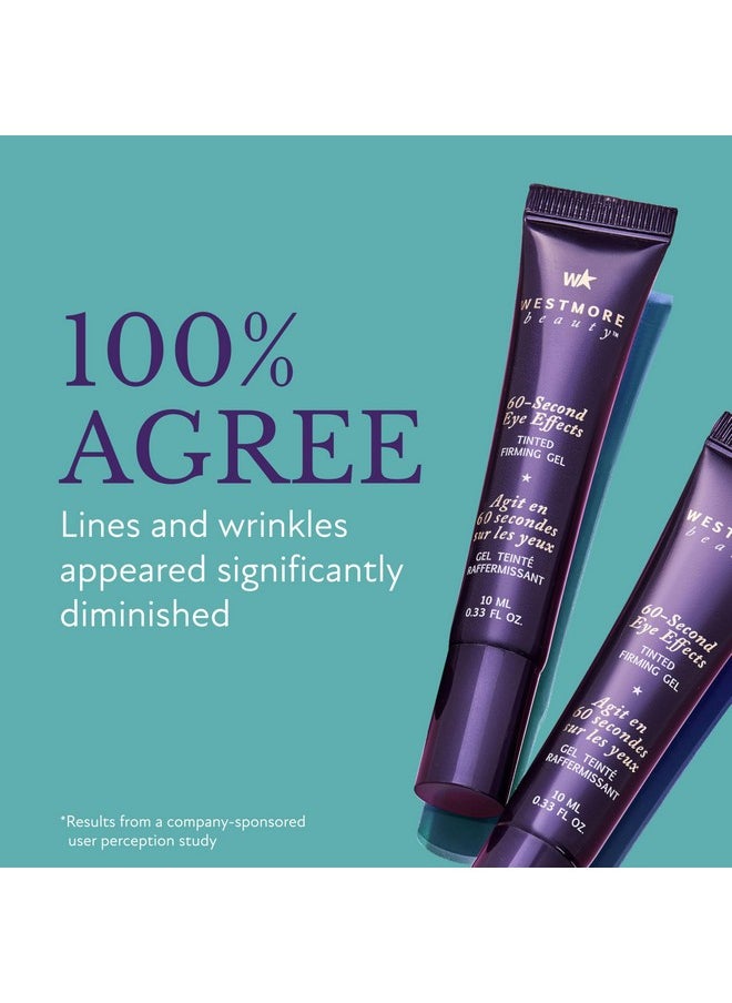 Westmore Beauty 60 Second Eye Effects - Eye Serum - Under Eye Cream - Instant Eye Tightening Serum & Instant Eye Bag Remover Puffiness - Instant Face Lift Cream - Firming Serum 0.33 fl oz / 10 mL
