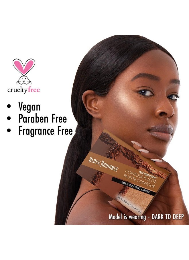 Black Radiance True Complexion Contour Palette, Medium to Dark, 0.38 Ounce