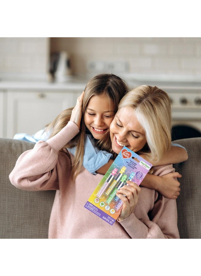 Townley Girl Care Bears 5 pcs Flavored Lip Gloss for Kids | Non-toxic & Vegan Makeup | Birthday Gifts for Ages 3