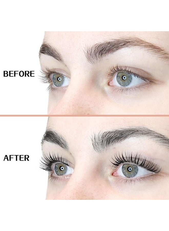 Libeauty Lash Color Kit with Reusable Dolphins Eye Patches Instant Eyelash & Eyebrow Black Coloring Kit for Hair Lasts Up 4 Weeks Brow Colour Set Suitable For DIY At Home Or Salon