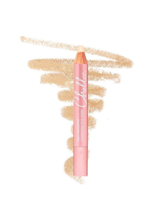 Chella Highlighter Makeup Pencil - Vegan, Cruelty Free, Paraben Free, Gluten Free - Use as a Highlighter, Concealer and Under Eye Liner (Light Matte)