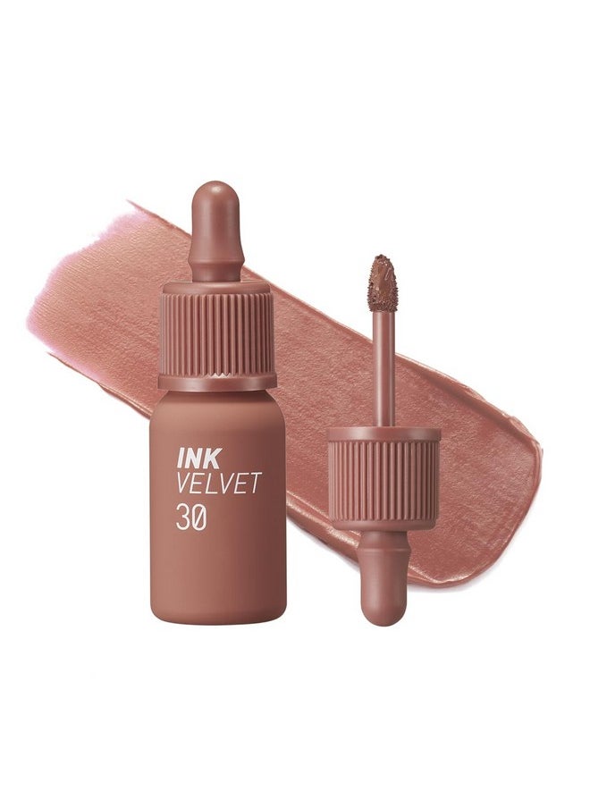 Peripera Ink the Velvet Lip Tint | High Pigment Color, Longwear, Weightless, Not Animal Tested, Gluten-Free, Paraben-Free (030 Classcic Nude)