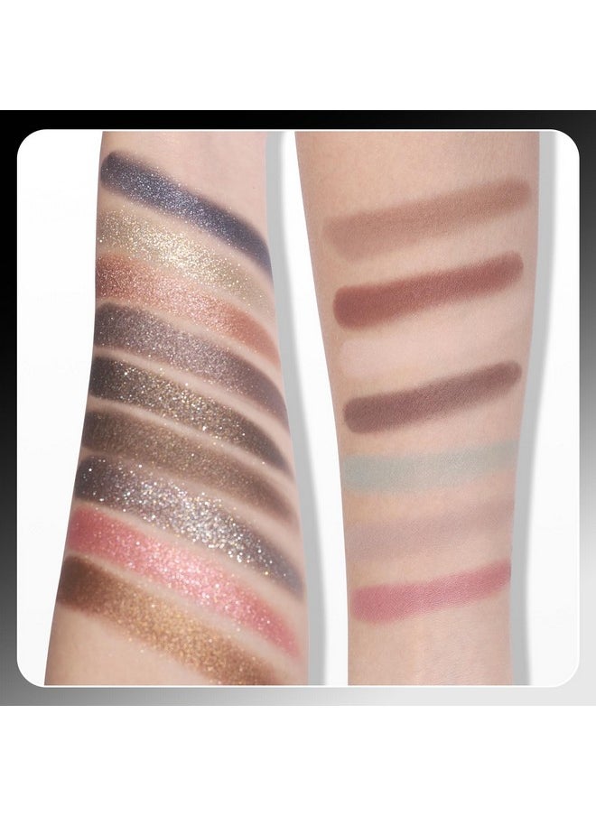 UCANBE Baked Eyeshadow Makeup Palette with Hidden Gems, 16 Colors Nude Eye Shadow with Matte Glitter Metallic Shimmer, Highly Pigmented Long Lasting Make Up Pallet