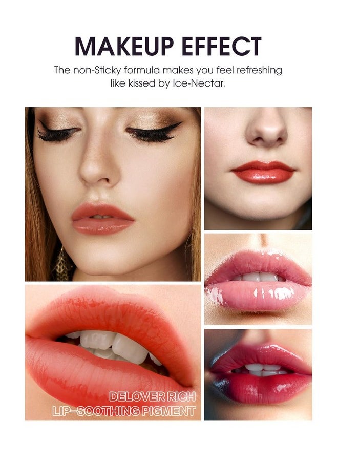 LANGMANNI 12Pcs Lip gloss Collection Makeup Set, Shiny Smooth Soft Liquid Lip Glosses Lip Stain With Rich Varied Colors For Girls And Women Makeup (Glossy-A)