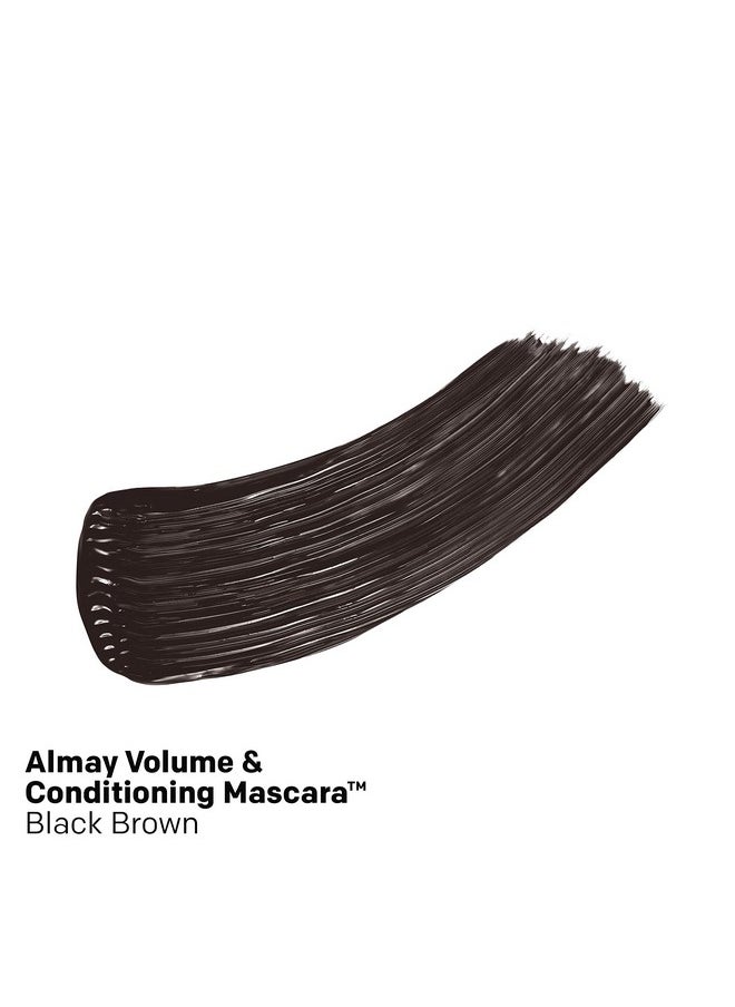 Almay Volume & Conditioning Mascara, Hydrating All Day Wear, 30 Black Brown, 0.27 fl oz.