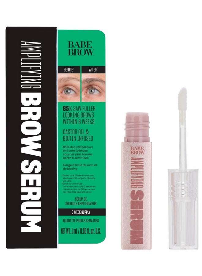 Babe Original Eyebrow Serum For Thicker Brows - Brow Serum with Castor Oil, Biotin, Repairing Amino Acids