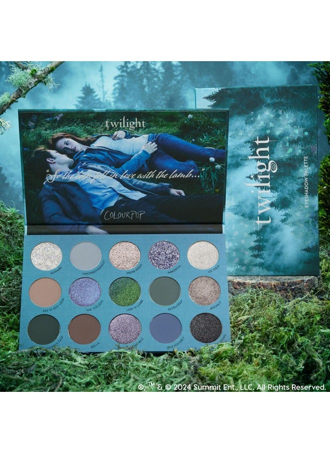ColourPop Twilight Shadow Palette - Limited Edition Palette with Metallic and Matte Finishes - High-Pigment Makeup with a Long-Wearing Formula (0.3 oz)
