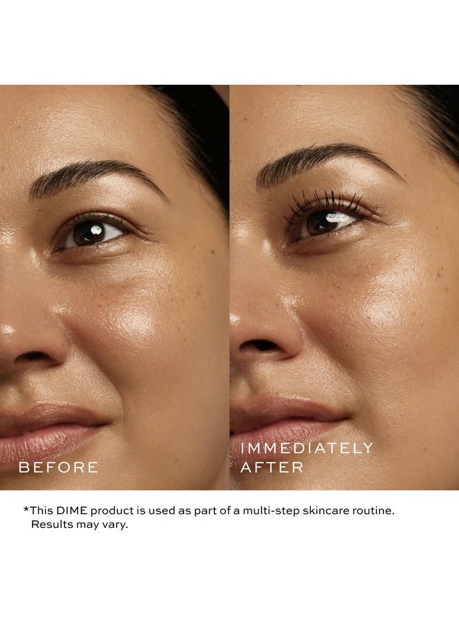 DIME Beauty Volume Mascara - Smudge-Proof Tubing Mascara for Fuller, Thicker Lashes, Adds Volume & Length, Black 0.28 oz / 8 g