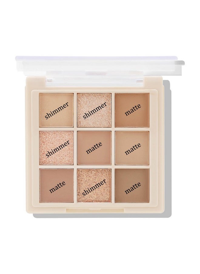 Boobeen Nude Eyeshadow Palette - Matte and Shimmer Makeup, Highly Pigmented Creamy Eye Shadow Powder, Create a Neutral Eye Look, Long Wearing