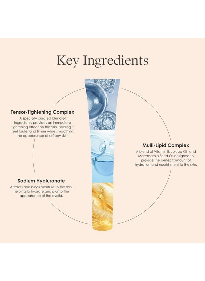 Crepe Erase Lift & Smooth Eyelid Treatment, Eye Serum, Anti-Aging Skin Care for Tightening, Firming, Lifting, Plumping and Waking up Tired Eyes, Supports Wrinkle & Crepe Skin on Eyelids, 0.77 FL Oz