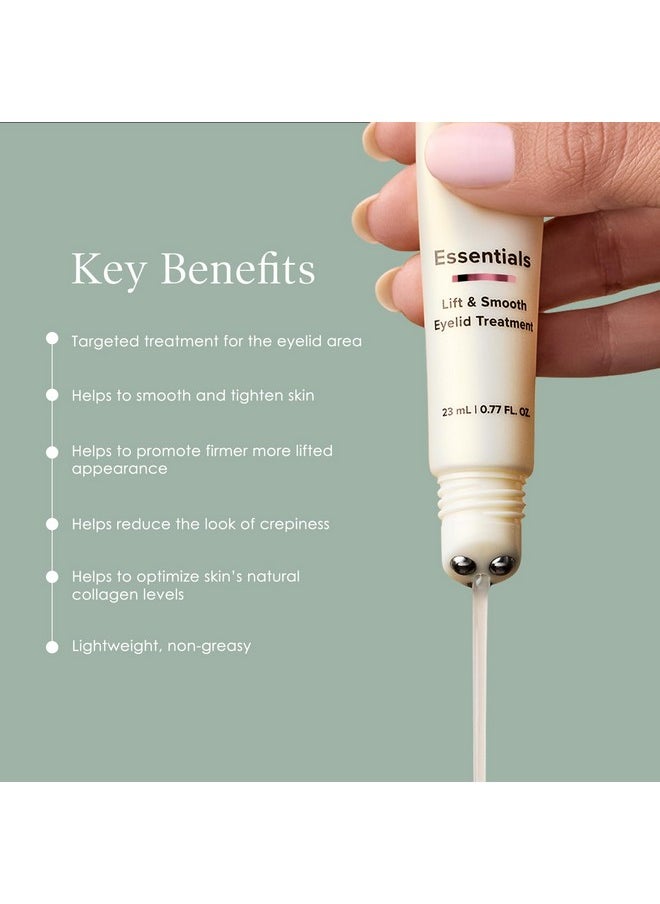 Crepe Erase Lift & Smooth Eyelid Treatment, Eye Serum, Anti-Aging Skin Care for Tightening, Firming, Lifting, Plumping and Waking up Tired Eyes, Supports Wrinkle & Crepe Skin on Eyelids, 0.77 FL Oz