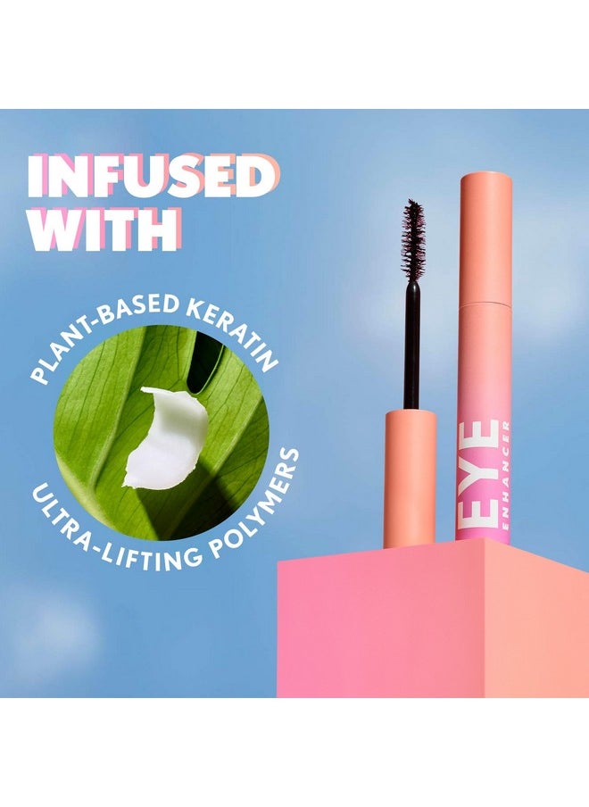 CoverGirl Eye Enhancer, Berry Brown, 3D Mascara, Curved Fiber Brush, Plant-Based Lifting Wax, For All Lash Types, 24-Hour Wear, Transfer-Proof, Flake-Free, 0.30oz
