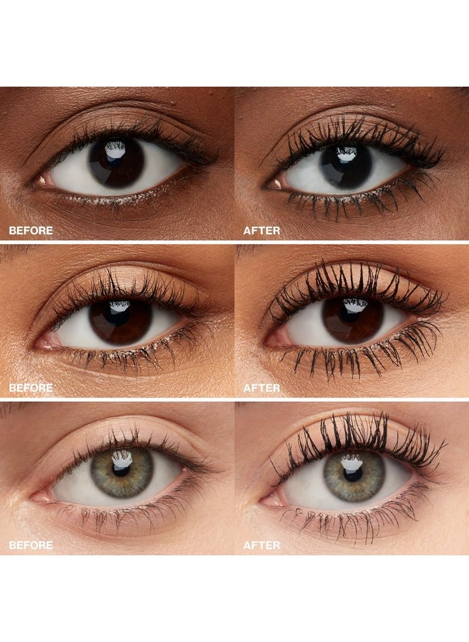 Smashbox Super Fan Lash Lengthening Mascara | Lifting, Long Lasting + Volume, 0.34 Fl Oz, Black