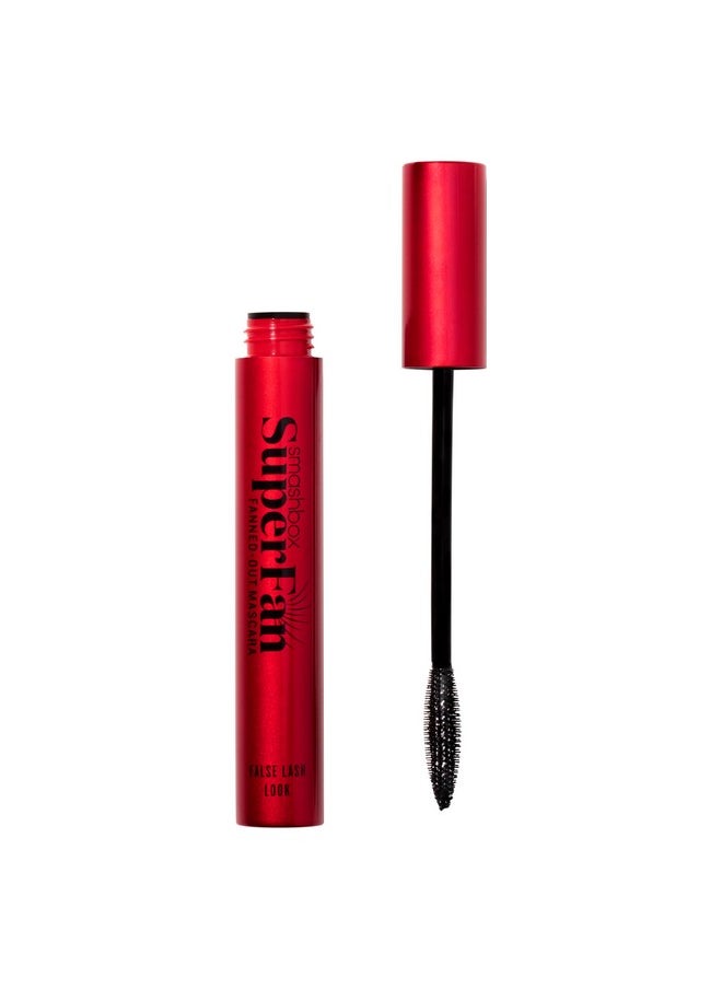 Smashbox Super Fan Lash Lengthening Mascara | Lifting, Long Lasting + Volume, 0.34 Fl Oz, Black