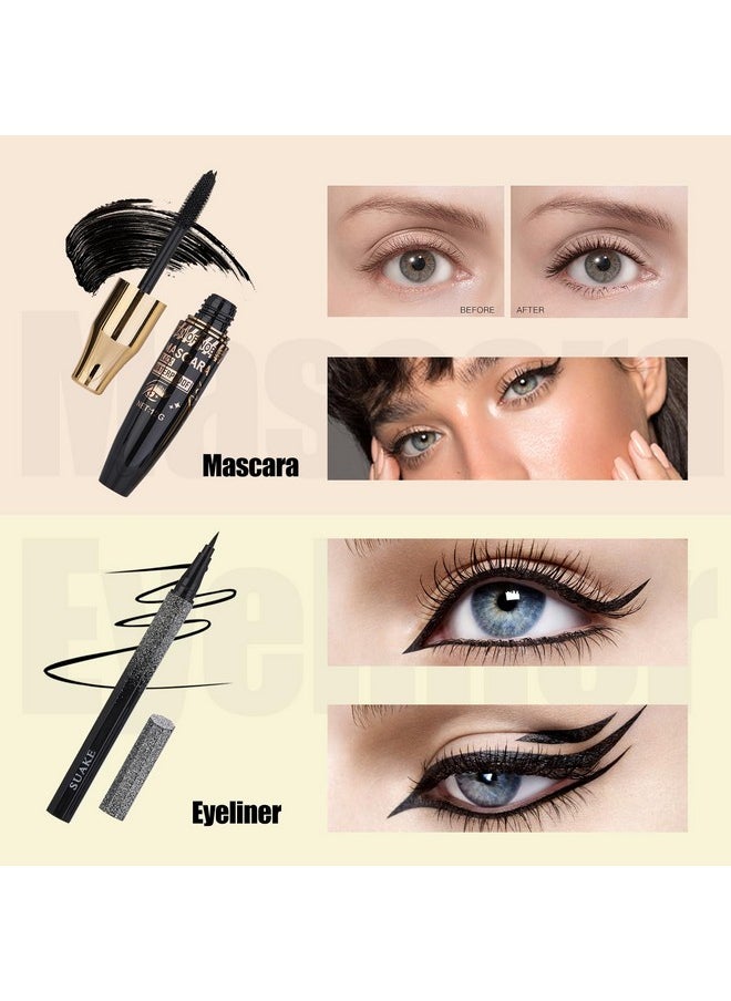 All in One Makeup Kit for Women Full Kit, Travel Makeup Kit, Makeup Gift Set for Women & Girls, Makeup Essential Bundle Include Foundation Eyeshadow Palette Lipstick Eyebrow Pencil Cosmetic Brush Set