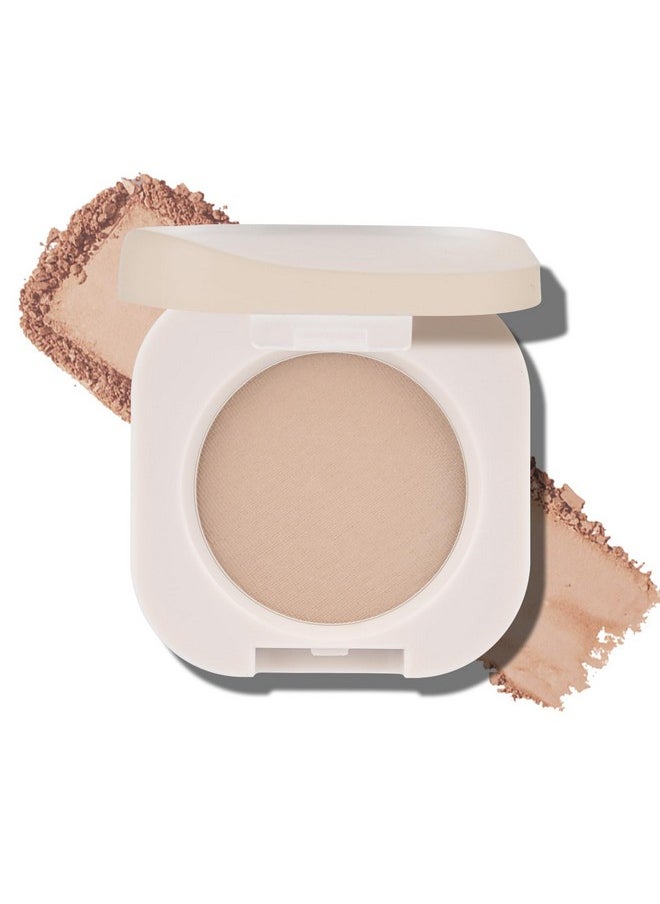KYDA Single Matte Eyeshadow, Nude Beige Brown Eyeshadow, Ultra-fine Smooth Powder, Lightweight Blendable Formula, Daily Matte Eyes Makeup, Milk Tea