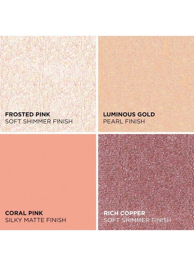 IT Cosmetics Celebrate Glow Face & Eye Makeup Palette - Multitasking Blush, Highlight & Eyeshadow Palette in Matte, Pearl & Shimmer Shades