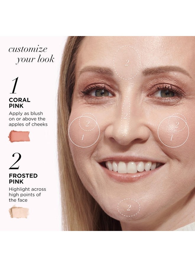 IT Cosmetics Celebrate Glow Face & Eye Makeup Palette - Multitasking Blush, Highlight & Eyeshadow Palette in Matte, Pearl & Shimmer Shades