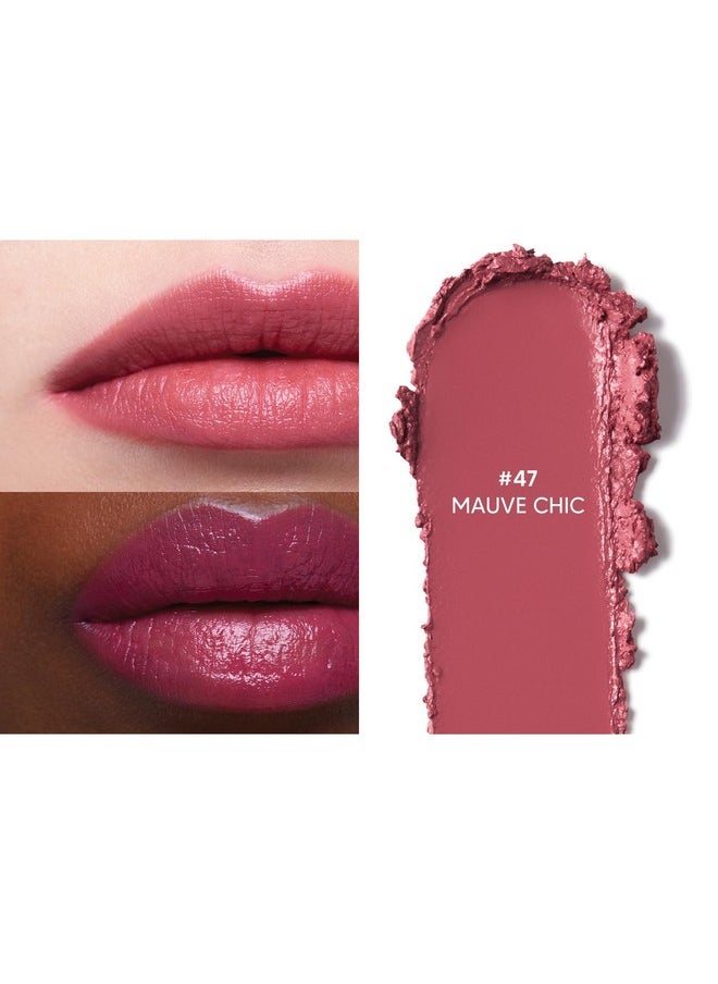 HERA Rouge Classy Lipstick, Endorsed by Jennie, Luxurious Long-Lasting Color with Anchor-Fit Technology, Featherlight Comfort, Luminous and Velvety Finish, Seoul-Inspired Shades - #47 MAUVE CHIC