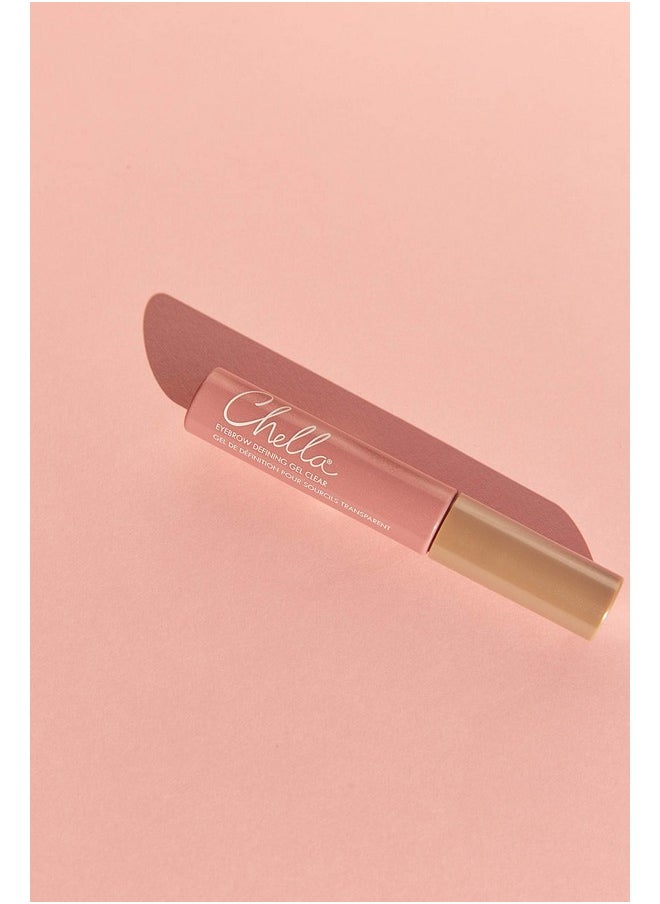 Chella Eyebrow Gel, Defining Clear Eyebrow Gel - Lightweight Formula for Natural, Long Lasting Makeup - Vegan, Cruelty Free, Paraben Free, Gluten Free