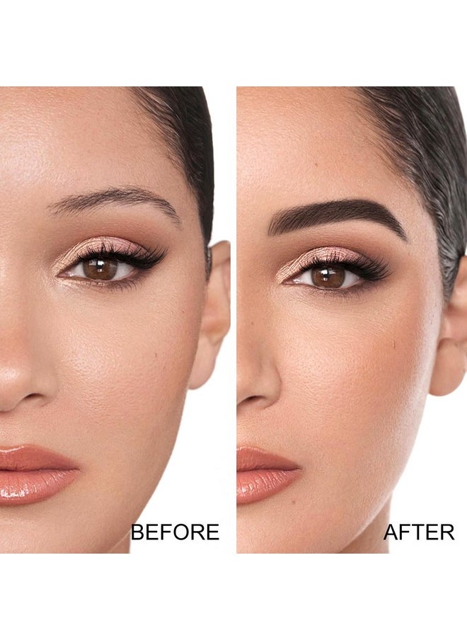 Boobeen Eyebrow Powder Kit, 2-color Waterproof Eyebrow Palette Makeup to Definer & Filler Brows, Eyebrow Color Powder Shape Natural Looking Brow - with Mirror Brush