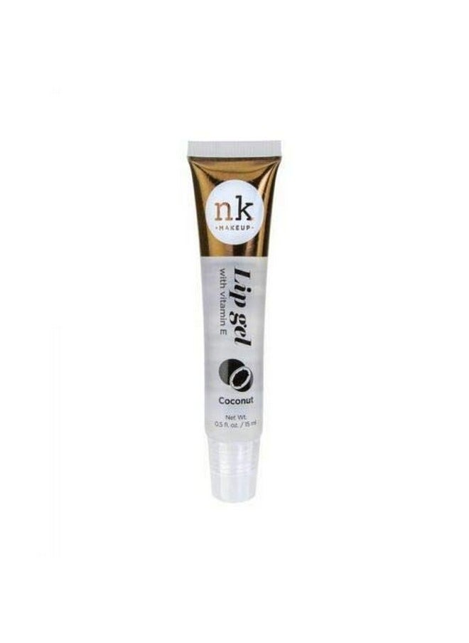 5 PACK NK Lip Gel with Vitamin E Coconut, Rose Hip, Argan, Aloe and Mint Lip Gloss by Nicka K New York